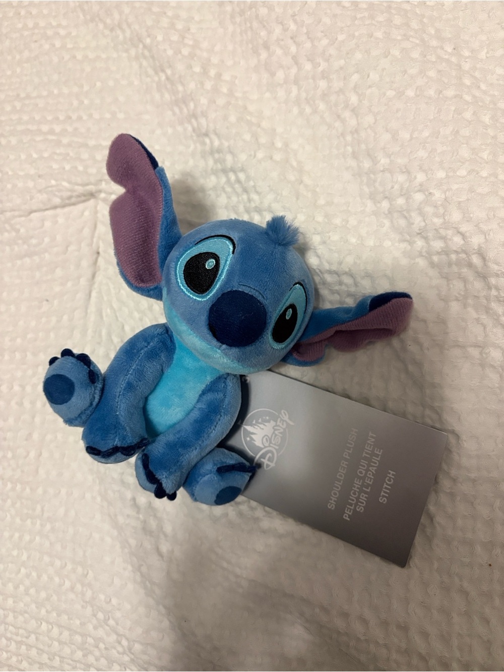 Disney World Blue Stitch Shoulder Plush BNWT
